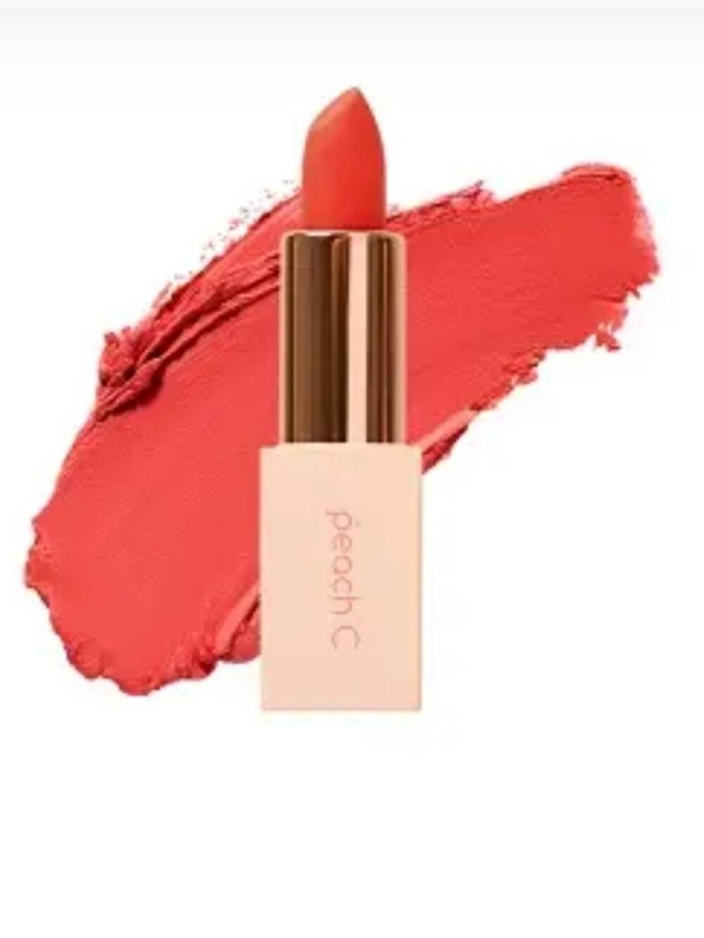 New Peach C Tangerine Red Lipstick Magnetic Closure Korean Skincare